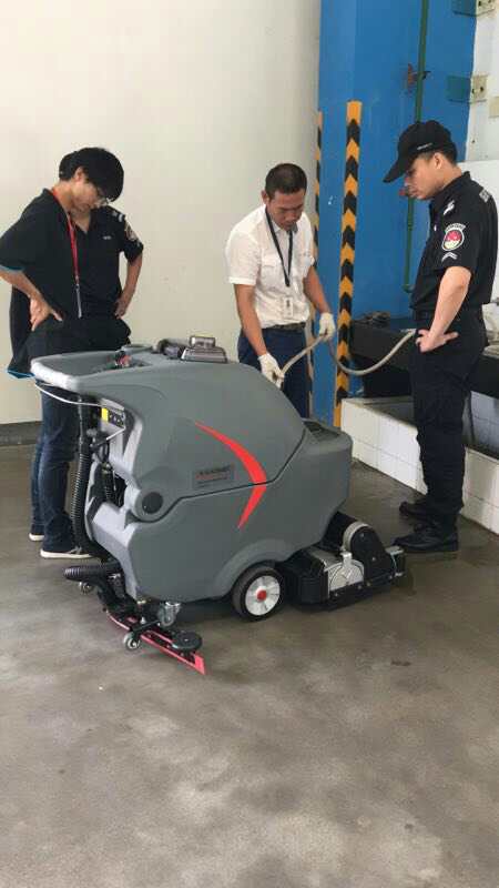 手推式工廠洗地機的洗地效果如何？